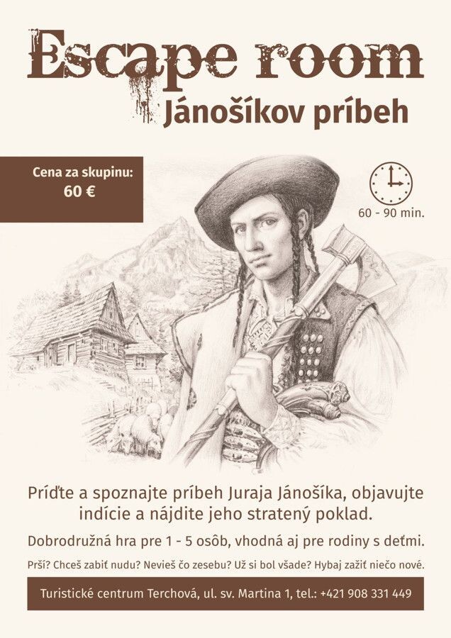 escape room janosik terchova2025