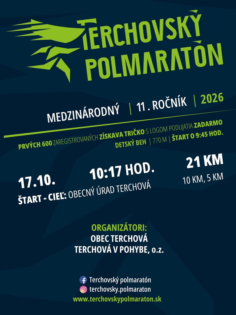 terchovsky polmaraton plagat